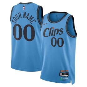 Dres Los Angeles Clippers Prilagođeni Nike 2024-25 City Edition Plava Swingman